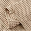 MICROFI Microfiber Waffle Hand Towels, 4 Pieces, Soft, Absorbent, Fast