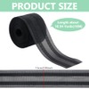 BENECREAT 10m Black Curtain Tape, 75mm Curtain Pleat Tape Perforated
