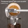 Yangbaga Glass Coffee Containers with Shelf, 2 x 45 oz