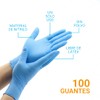 100 Guantes de Nitrilo Azul Safety Zone - Alta Calidad