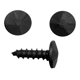 Small Clavos Nail Head with Hammered Effect and Screw Shank (Pack of 50)