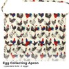Homaisson Egg Apron, 15 Pockets Durable Canvas Egg Collecting Holding