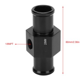 Car Water Temperature Connection Pipe Water Temperature Sensor Adapter, Water Temperature Adapter Water Temperature Meter Sensor 3-Way Connection Motorcycle Modification (A(20 mm))
