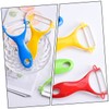 Alipis 10pcs Set of Ceramic Peelers Ideal for Vegetables Fruits