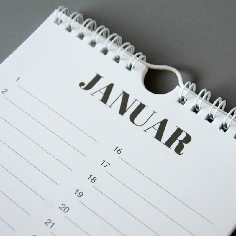 Homent Birthday Calendar A5 for Entering Birthdays & Anniversaries, Perpetual