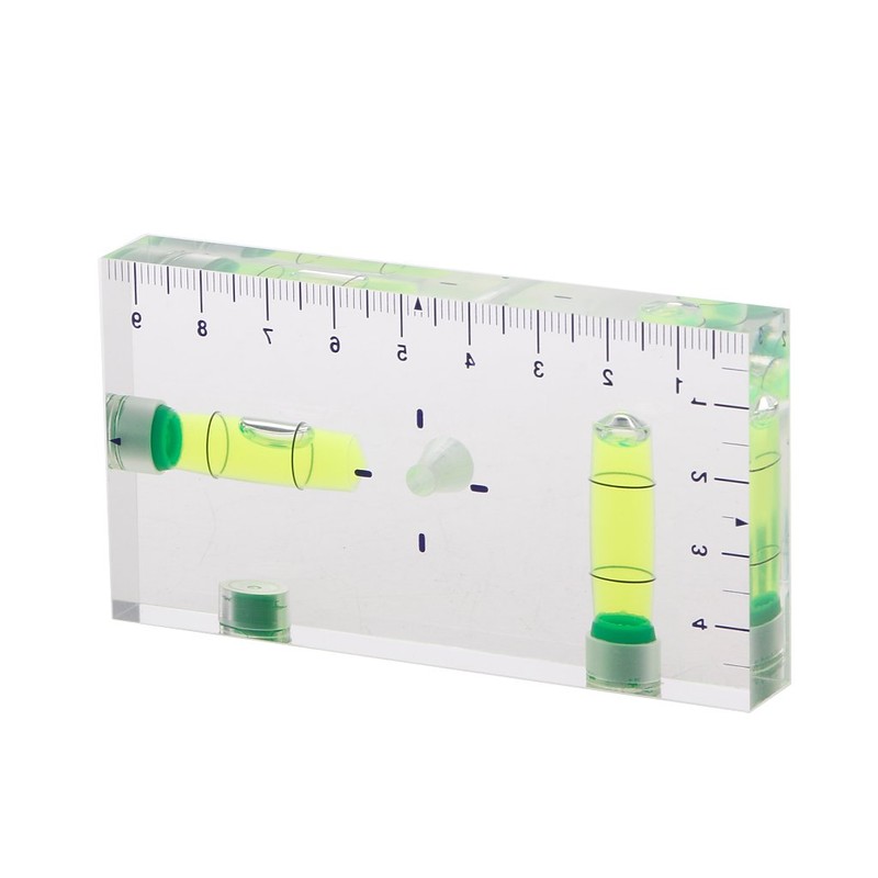 High Precision Transparent Two Direction Magnetic Level Bubble Mini Level