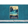 ZYPENG Tin Sign Retro Style Aloha Hawaii Bar Room Metal