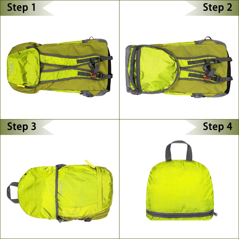 G4Free 40L Lightweight Foldable Hiking Backpack Travel Camping Trekking Daypack