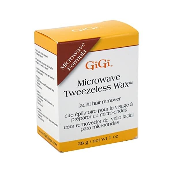 GiGi Microwave Tweezeless Wax 1 oz (Pack of 2)