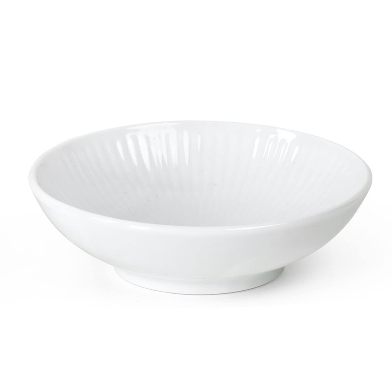 Royal Copenhagen 1064790 White Fluted Bowl, Small Plate, 3.4 fl