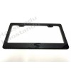 License Plate Frame Shop 1x (Black) "S" 3D Emblem Real