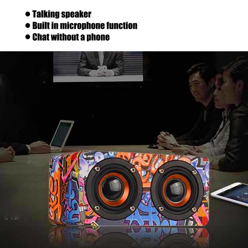 Bluetooth Speaker Heavy Bass USB Rechargeable Support Memory Card MP3