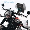 Professional Waterproof Moto Support Case, SUNSEATON 360 Degree Rotation Universal