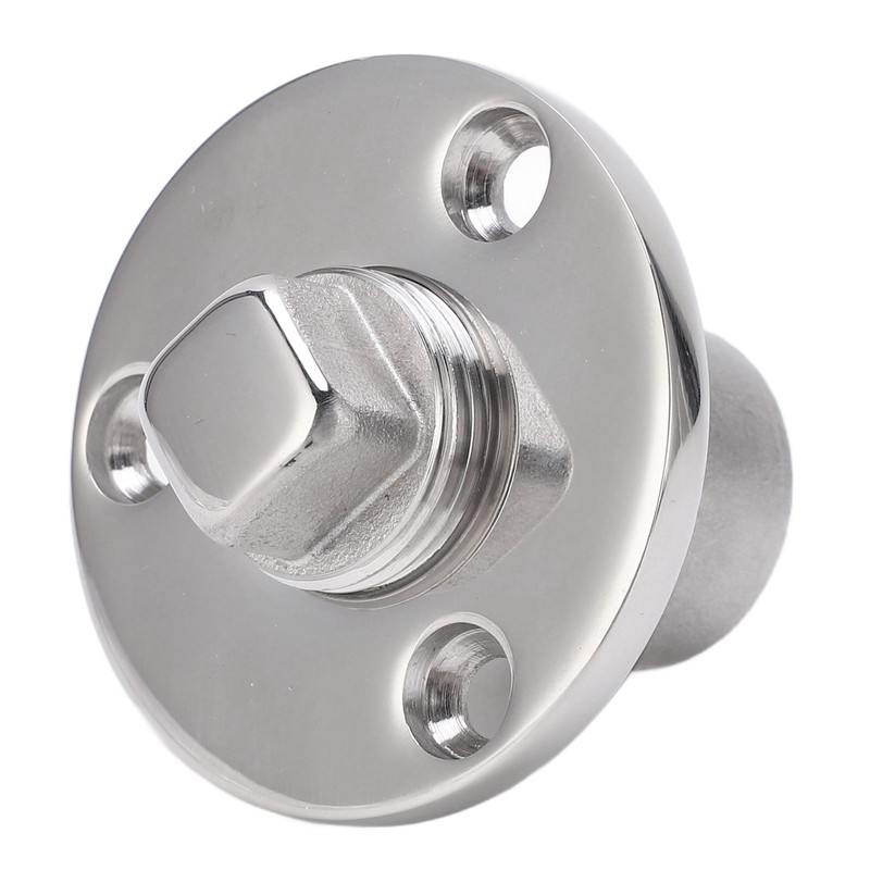 50mm Boat Garboard Drain Plug Stainless Steel Mirror Polish UV