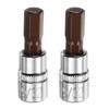 sourcing map 6pcs 9/32" Hex Bit Socket 1/4" Square Drive