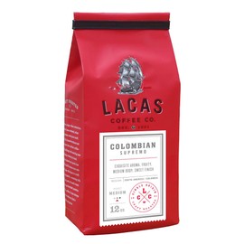 Lacas Coffee Company Colombian Supremo Whole Bean 12 oz.