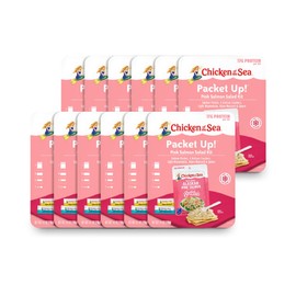 Chicken of the Sea Packet Up! Pink Salmon Salad Kit 4.1 oz (Pack of 12)