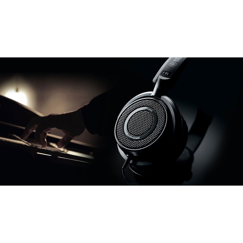 ヤマハ YAMAHA オープンエアー型ヘッドホン ブラック HPH-200 BK 楽器の音色の忠実な再現を目指した自然で緻密な音質 長時間使用でも疲れにくい装着感 延長ケーブルと変換プラグ付属