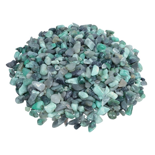 Emerald Mini Tumbled Stones | 100 g Gemstone Chips |