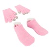 Guantes de Spa con Pantalla Táctil Rosa, Guantes Hidratantes, Guantes