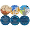 Sobriety Coins Set 1-12 Months Alcoholics Anonymous Medallions AA Chip