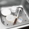 Orgneas Sink Protectors for Kitchen Sink, Universal Double Bowl Sink