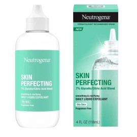 NEUTROGENA TWIN PACK! Skin Perfecting Liquid Facial Exfoliant For Oily Skin!-NEW