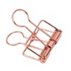 50Pcs Hollow Binder Clips Metal Paper Binder Clips for Documents