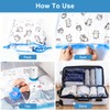 Owfeel 16 Pack Travel Vacuum Bags With Wireless Pump, Portable