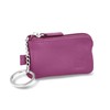 LEDEROW Leather Key Case Small with Zip for Men and