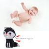 Black and White Newborn Visual Toy with Rattles, Hand Eye