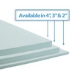 Nestl Bedding Mattress Topper, 3 Inch Memory Foam Topper, Gel