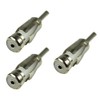 com-four® ISO Antenna to DIN Antenna Connector Male/Female Adaptor Pack