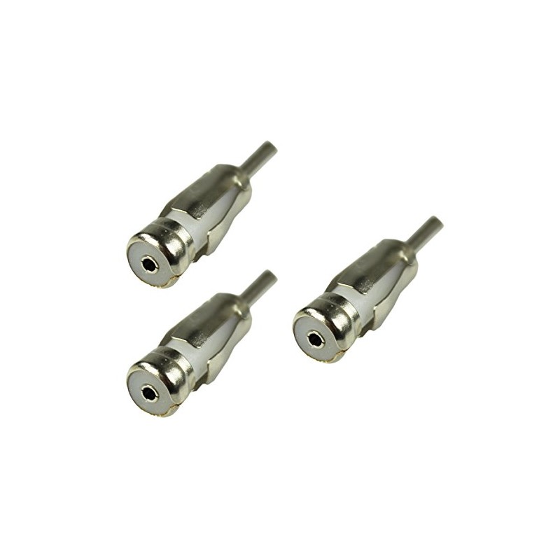 com-four® ISO Antenna to DIN Antenna Connector Male/Female Adaptor Pack