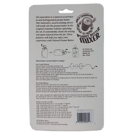 HIC Kitchen Grandpa Witmer's XL Old Fashioned Natural Peanut Butter Mixer, Model 300, For...