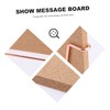 VILLFUL Cork BoardBulletin Board withRose Wooden Pin Memo Board Easy