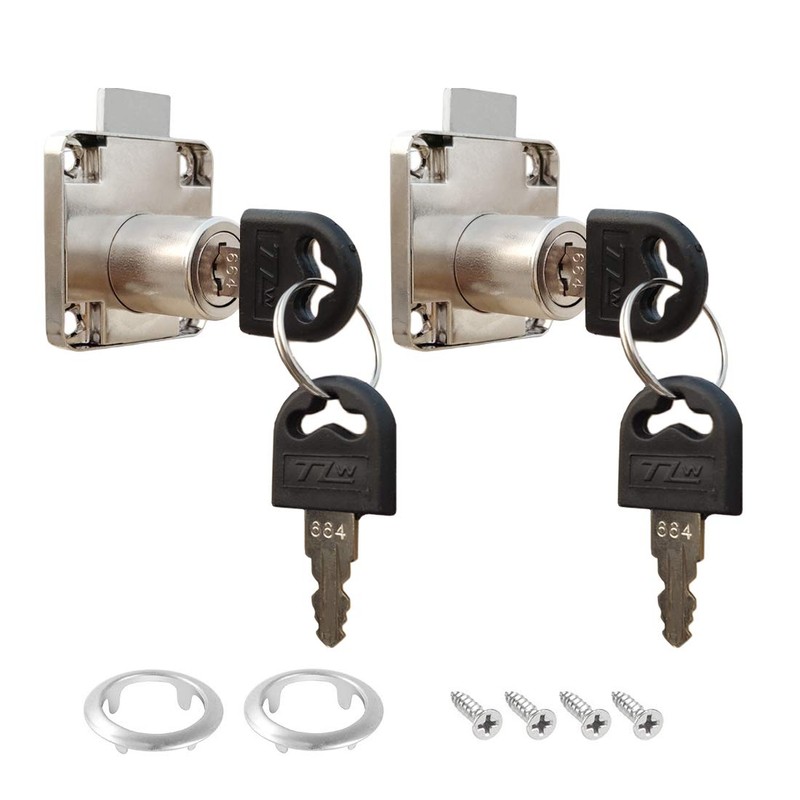VictorsHome Cam Drawer Lock - 3/4 Inch (19mm) Bore 7/8
