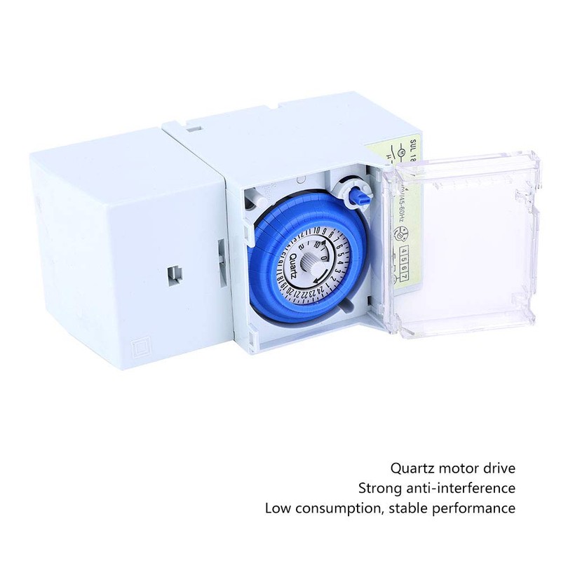 SUL181h Mechanical Timer Quartz Motor Timer Switch Relay for Neon