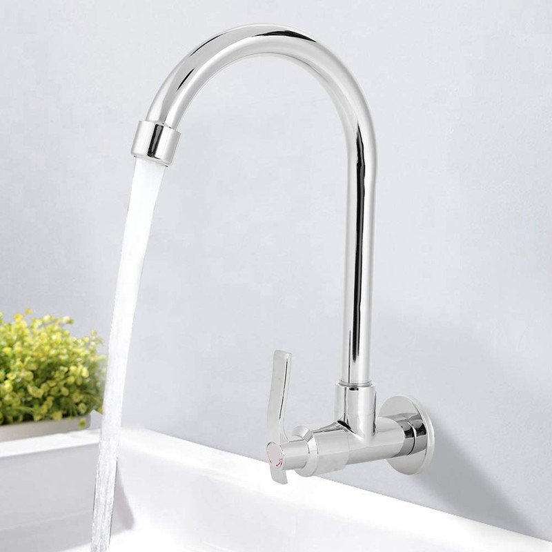 Yctze Kitchen Sink Faucets, Household Kitchen Faucet Single Cold Wall