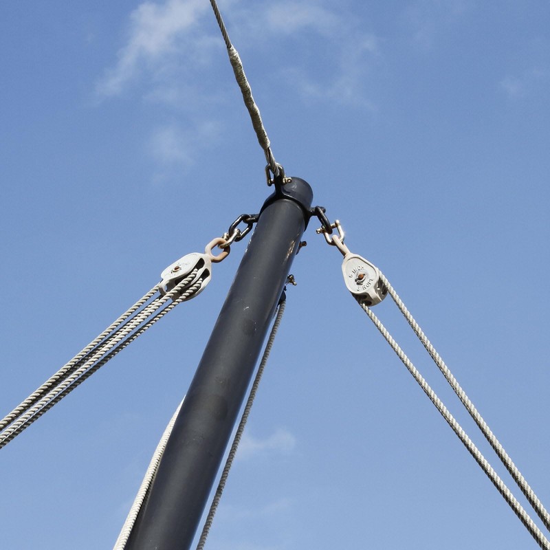 sourcing map Pack of 2 M15 Double Roller Block, Stainless