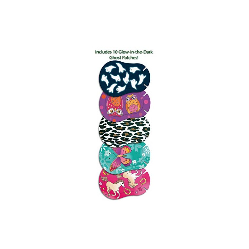 Ortopad® Bamboo Girls Eye Patches, 50/Box (Medium Size, 2-4 yrs)