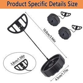 LONGHAO Pack of 2 oil cap chainsaw spare parts, chainsaw oil cover, oil cap for Stihl, fuel cap and oil cap, chainsaw spare parts, for petrol tank, brush cutter, hedge trimmer, brush cutter