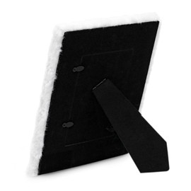 AmeliaHome Picture Frame Faux Fur Cream, Fur cream