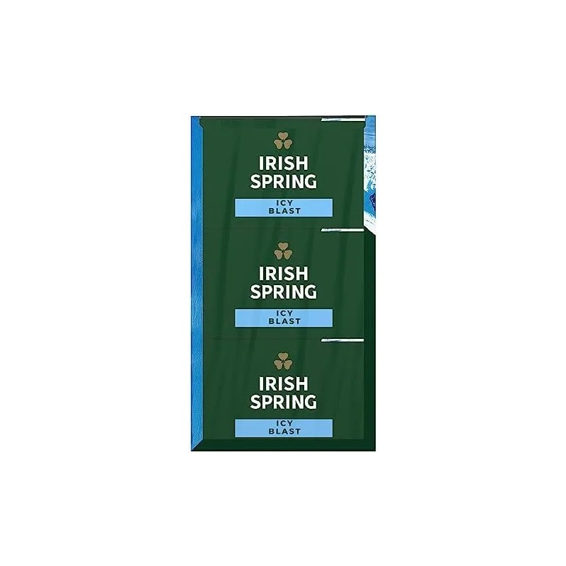Jabón En Barra Irish Spring Icy Blast Para Hombres, Jabón