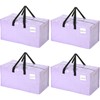 Clysee 4 Pcs 24 Gallon Large Moving Bags with Zipper