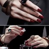 Vishine Semi-Permanent Gel Nail Polish Set of 4 White, Black,