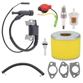 GX390 Bobina de encendido con filtro de aire y bujía para Honda GX240 GX270 GX340 8HP 9HP 11HP 13HP motores 339cc 389cc 439cc kit generadores