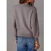 Dokotoo Womens Sweaters Quarter Zip Pullover Tops Turtleneck Long Sleeve