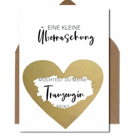 The Life Barn Scratch Card Would You Like to Be My Maid of Honour? Surprise Maid of Honour Ask Wedding