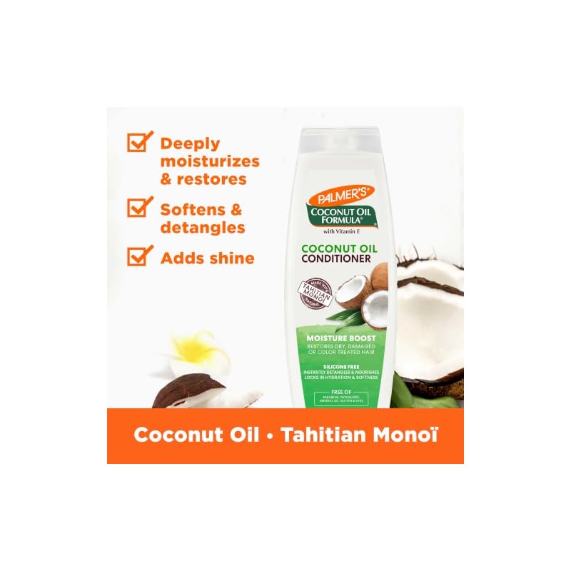 Palmer's Coconut Oil Formula Moisture Boost Acondicionador Reparador Coco, 400ml